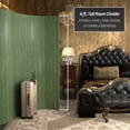 thumbnail image 3 of 6 ft. Tall Bamboo Wave Screen - Distressed Green, 3 of 8