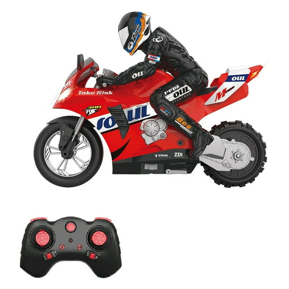 Remote Control Stunt Motorcycle Self Balancing Stunt Motorcycle 1/6 2.4G Remote Control Motorcycle Turning in Place/Self Stabilizing Balance/360 ° Drift