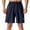 Navy, variant on Maean Mens Quick Dry Shorts Lightweight Running Training Workout Athletic Shorts with Zipper Pockets