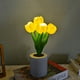thumbnail image 4 of Monstrate Lámpara de ajustable para la decoración del hogar y la iluminación de la habitación lámpara de flores artificiales para la Iluminación y accesorios Big 3 cabeza púrpura, 4 of 6