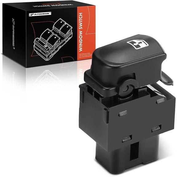 A-Premium Power Window Switch Compatible with Hyundai Elantra 2007 2008 2009 2010, Rear Right Passenger Side, Replace# 935802H1007U
