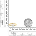 thumbnail image 3 of Gem Stone King 10K Yellow Gold Moissanite and Accent Diamond Engagement Ring for Women | 1.00 cttw | Gemstone Birthstone | Oval 7X5MM | Size 7, 3 of 5