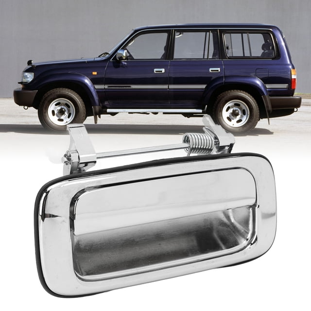 Poignée de Porte Extérieure Électroplaquée ABS Améliore l'Apparence, Longue Durabilité, Remplacement Direct pour Land Cruiser 1991 à 1997