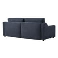 thumbnail image 5 of Serta Giles Modern Style Convertible Sofa, Navy Blue Chenille Fabric, 5 of 5