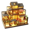 thumbnail image 1 of Dollhouse Spilay Yaquan Courtyard con muebles de madera 1:24, 1 of 7