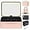 Pink 11.4 Inch, variant on Leather Makeup Case with LED Lighted Mirror 11.4 Inch Travel Makeup Bag Adjustable Brightness in 3 Colors Cosmetic Organizer Artist Storage Bag with Dividers Brush Holder Bag Vanity White