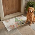 thumbnail image 6 of Area Rug with Tassels 2' x 3', Easter Farmhouse Gnome Kitchen Runner Rug for Hallway Bedroom Throw Rugs, Spring Tulips Flower Linen Texture Soft Door Mat for Bathroom Entrance Living Room, 6 of 9