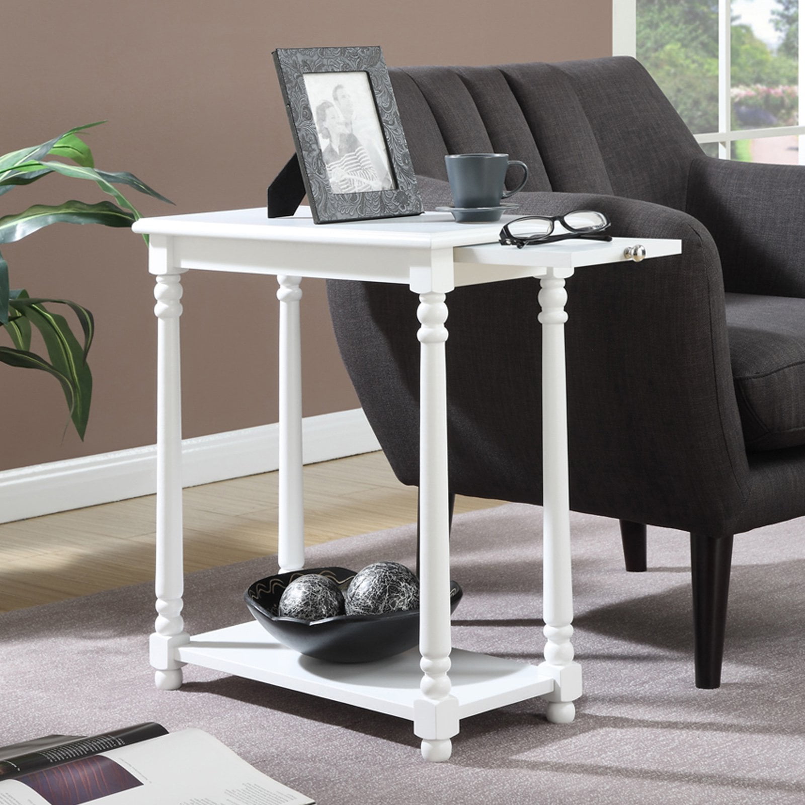 Convenience Concepts French Country Regent End Table Multiple Colors