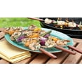 thumbnail image 4 of Outset Rosewood Collection Barbecue Skewers, Stainless Steel, Set of 4, 4 of 7