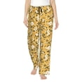 thumbnail image 2 of Goofa Daisies Flowers Printed Soft Pajama Pants for Women, Wide Leg Comfy Casual Lounge Yoga Pants-X-Large, 2 of 9