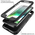 thumbnail image 5 of FIEWESEY for iPhone Se 2022 Case,Rugged Holster Armor Cover[Heavy Duty Protection ] Bumper Case [Belt Swivel Clip] + [Kickstand] for iPhone Se 2020/Se 2022/iPhone 7/iPhone 8 4.7 Inch(Black), 5 of 5