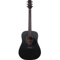thumbnail image 2 of Jasmine S35 Dreadnought Acoustic Guitar Bundle with Strings, Strap, Tuner, Picks, Instructional DVD and Austin Bazaar Polishing Cloth, Matte Black, 2 of 5