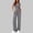 Short Sleeve Top & Pants Set-Gray, variant on Guieoi Womens Two-Piece Outfit Loungewear Set,Matching Set Solid-Color V-Neck Short-Sleeve Tops and Pocketed Long Pants Set Pink 0 XL