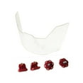 thumbnail image 3 of Lipstore Couvre Lunettes de Casque Américain Légères Résistantes aux Rayures Pratiques Rouges, 3 of 8