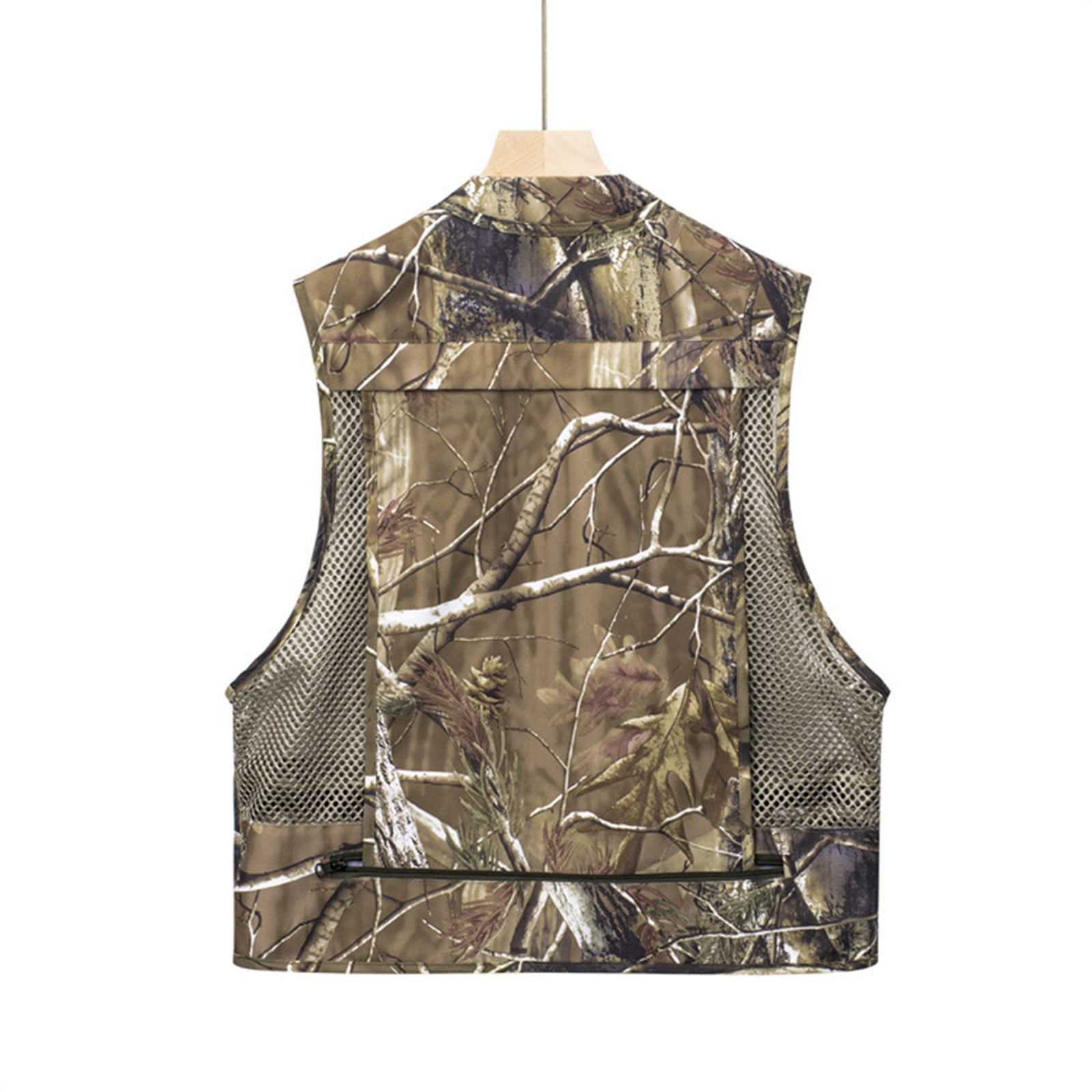 Men's Mesh Fishing Vest Lightweight Camouflage Photography