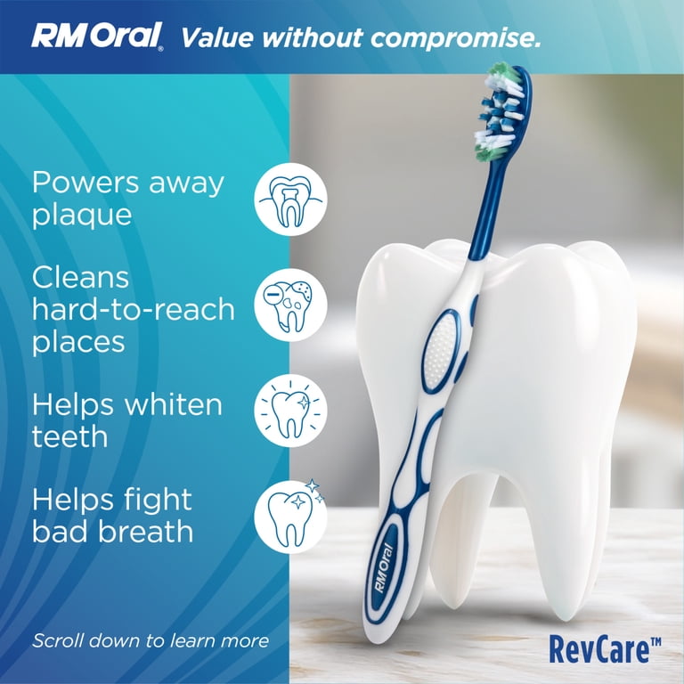 RM Oral RevCare Toothbrushes Stacked, Soft - 10 Count - Walmart.com