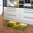 thumbnail image 3 of Dreamtimes Sunset Sunflower Kitchen Mats Washable Long Floor Runner Rug Non-Slip Fatigue Area Rugs Blue Sky Absorbent Doormat Cushioned for Farmhouse Home Bath Indoor Outdoor Decor 39"x20", 3 of 6