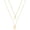 2PCS - Disc&Disc, variant on Dainty Layered Choker Necklace, Handmade Y Pendant Necklace Multilayer Bar Disc Necklace Adjustable Layering Choker Necklaces for Women