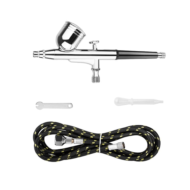 Dual-Action Airbrush Spray Gun Kit Trigger Spray Gun For Makeup Set Art Craft Model Paint Spraying Hobby 0.3MM 7CC ,Easy to Use