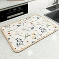 thumbnail image 2 of Qholemyo 30x40cm Washable Drying Mat For Kitchen Counter Heat Insulation Bar Mat Anti Splash Pad For Bathroom Faucet, 2 of 6