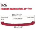thumbnail image 4 of 3 / 4 Bow Bimini Tops, Boat Bimini Top Storage Boot Cover for Bimini Tops, V-Hull Boats, Jon Boats 54-103 inches Wide, 4 of 12