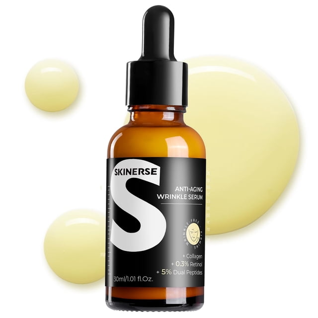 Sérum SKINERSE Retinol para rostro antienvejecimiento con vitamina E 30 ml