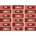 thumbnail image 1 of Ahgly Company Machine Washable Indoor Rectangle Transitional Red Area Rugs, 4' x 6', 1 of 7