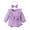 Purple, variant on Clearance 0-3 Months Baby Girl Clothes Newborn Baby Girls Bow Long Sleeve Outsie Bodysuit Banquet Wedding Jumpsuit Clothes Preemie Clothes Girl (Red,70)