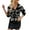 Black, variant on WRKEKC Cardigan Sweaters for Women Button Leopard Print V-Neck Fall Winter Oversized Knitted Open Front Sweater Coat for Women Trendy Casual Outfits