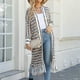 thumbnail image 1 of Chaquetas y abrigos casuales sin capucha de manga larga, cárdigan de punto popular para mujer, chaqueta de colores a la moda con borlas, chaqueta/chaqueta casual con capucha de manga larga, cárdigan s, 1 of 8