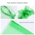 thumbnail image 3 of 100 bolsas de organza oso de fresa 4 x 6 pulgadas colores mezclados con cordón, 3 of 5