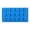 Blue, variant on DVKPTBK 18-Cup Non-Stick Silicone Donut Baking Pan