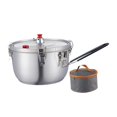 thumbnail image 3 of Elodie Stainless Steel Pressure Cooking Pot Instant Cooking Pot Fast Cooking Pressure Single handle, 3 of 8