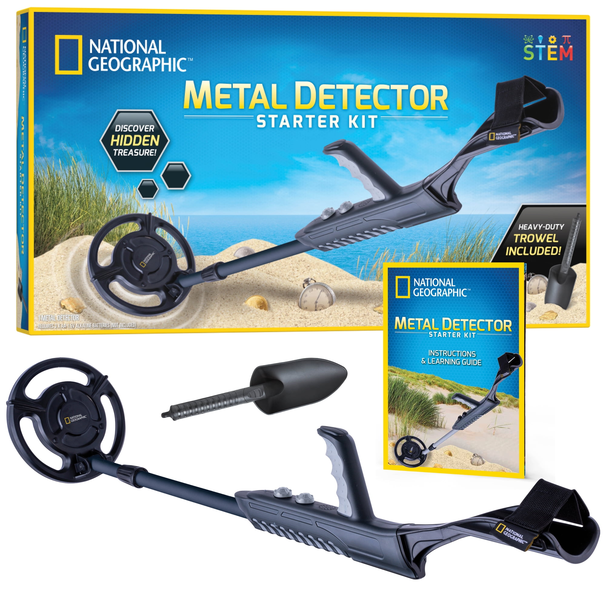 National Geographic Metal Detector Discover Hidden Treasures Geography for sale online 