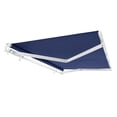 thumbnail image 2 of Awntech 10' x 8' Maui Manual Manual Patio Retractable Awning Acrylic Fabric, Navy, 2 of 7