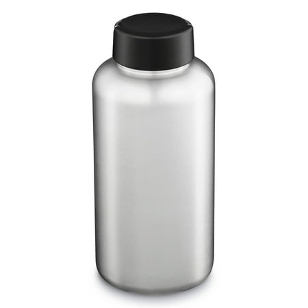 

64 fl oz Stainless Steel Light Weight Water Bottle Loop Cap Brushed Stainless