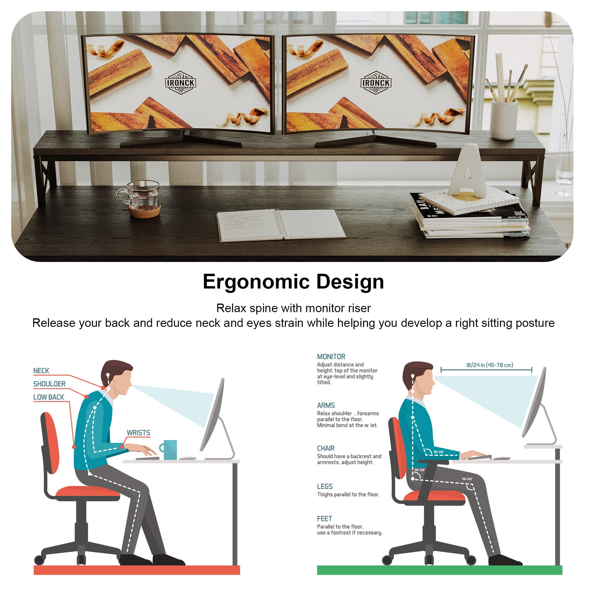 IRONCK Computer Desk 55