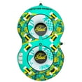 thumbnail image 3 of Airhead BLAST 2 Inflatable Open Top 2-Person Towable Water Tube, Tropical Green, 3 of 6