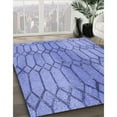 thumbnail image 2 of Ahgly Company Indoor Rectangle Patterned Day Sky Blue Area Rugs, 5' x 7', 2 of 6