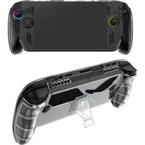 for ROG Xbox Ally X/ROG Xbox Ally Case Cover with Stand, Transparent Protective Sleeve TPU Case Skin Cover for ROG Xbox Ally X Handheld Game Console