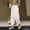 White, variant on OWUUcdse Women's Jogger Pants, Casual Drawstring Outdoor Elastic Waist Cargo Pants White Size XL