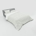 thumbnail image 3 of Ambesonne Floral Bedding Set 3 Pcs, Ornamental Modern Art, Twin, Beige White, 3 of 3