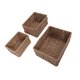 thumbnail image 1 of Juego De Cestas De Almacenamiento, Cestas De Almacenamiento Tejidas Ligeras Que Ahorran Espacio, 3 Piezas De Gran Capacidad, Transpirables Para Cuarto De Lavado, 1 of 7