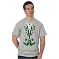 thumbnail image 5 of Irish Leprechaun Tuxedo St Pattys Tux Men's Graphic T Shirt Tees Brisco Brands S, 5 of 6