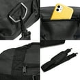 thumbnail image 2 of DALIX 14" Small Duffel Bag Gym Duffle Two Tone in Black with Shoulder Strap, 2 of 5