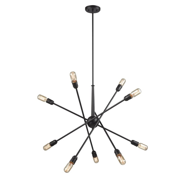 Elk Home Delphine 10-Light Oil Rubbed Bronze Modern Chandelier