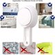 thumbnail image 4 of Jabonera con ventosa Sin taladrar y reutilizable Instalación de 1 segundo Jabonera para ducha Rotación de 360 ​​° Carga 5KG Soporte impermeable para azulejos de pared de ducha de baño JAMW Sencillez, 4 of 5
