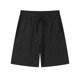 thumbnail image 4 of pstuiky Hombres bajos, Pantalones cortos casuales y modernos de verano para hombre con cintura elástica y cordón de color sólido Pantalones cortos de golf, 4 of 9