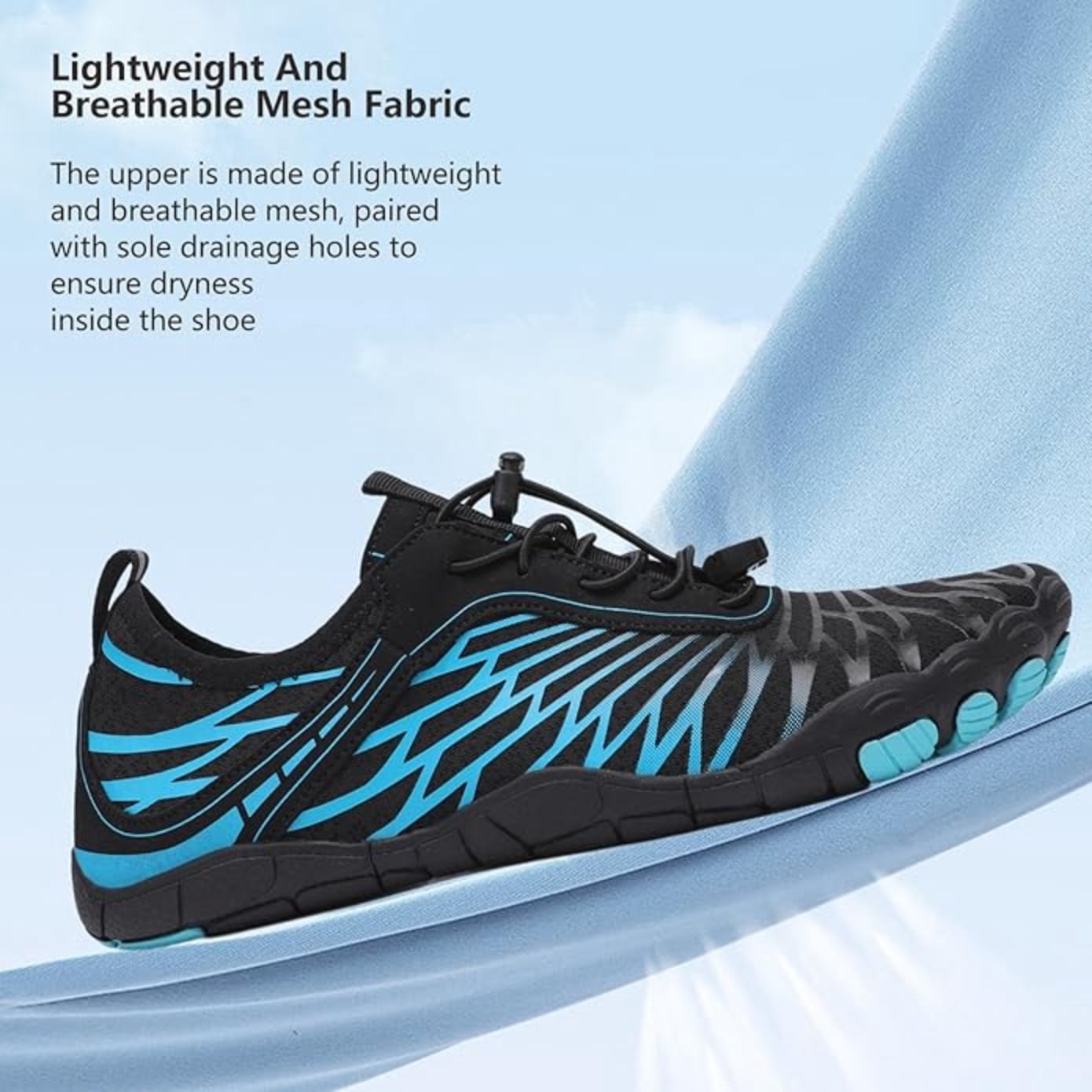 ChiVerve Hiking Barefoot Shoes for Women Men Breathable & Non-Slip Athletic Footwear Wide Toe Water Shoes,Designed for Walking,Running&Swimming