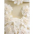 thumbnail image 6 of Suealasg 2Pcs Baby Girl Summer Birthday Outfit Flower Embroidery Lace Tulle Romper Dress +Bow Headband 3 6 12 18 24 Months Infant Girls Photoshoot Clothes, 6 of 7